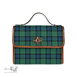Scottish Canvas Bag Graham of Menteith Ancient Clan Tartan Waterproof Canvas Bag - Classic Scottish Plaid Tartan Plaid