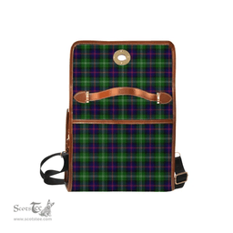 Scottish Canvas Bag Sutherland Modern Clan Tartan Waterproof Canvas Bag - Classic Scottish Plaid Tartan Plaid