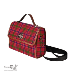 Scottish Canvas Bag MacRae Modern Clan Tartan Waterproof Canvas Bag - Classic Scottish Plaid Tartan Plaid