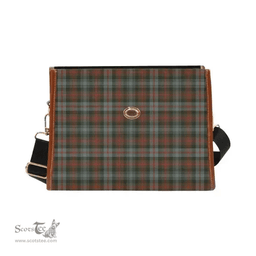 Scottish Canvas Bag Murray of Atholl Weathered Clan Tartan Waterproof Canvas Bag - Classic Scottish Plaid Tartan Plaid