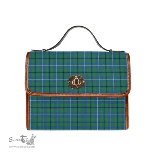 Scottish Canvas Bag Douglas Ancient Clan Tartan Waterproof Canvas Bag - Classic Scottish Plaid Tartan Plaid