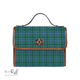 Scottish Canvas Bag Douglas Ancient Clan Tartan Waterproof Canvas Bag - Classic Scottish Plaid Tartan Plaid
