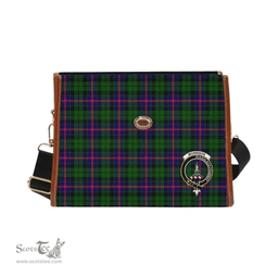Scottish Canvas Bag Morrison Clan Clan Tartan Waterproof Canvas Bag - Crest Classic Scottish Plaid Tartan Plaid
