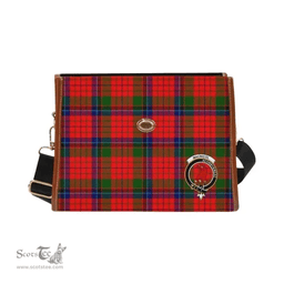 Scottish Canvas Bag MacNicol (of Scorrybreac) Clan Clan Tartan Waterproof Canvas Bag - Crest Classic Scottish Plaid Tartan Plaid