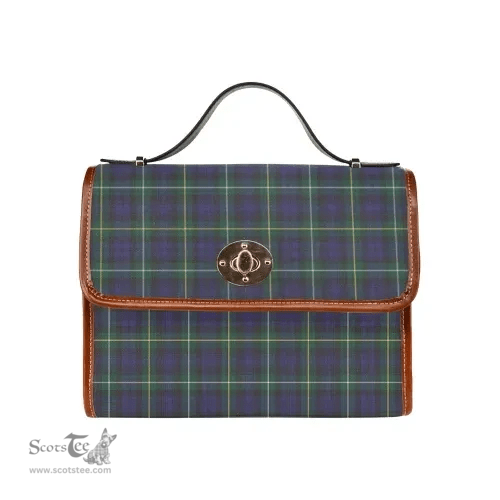 Scottish Canvas Bag Campbell Argyll Modern Clan Tartan Waterproof Canvas Bag - Classic Scottish Plaid Tartan Plaid