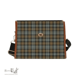 Scottish Canvas Bag Gordon Weathered Clan Tartan Waterproof Canvas Bag - Classic Scottish Plaid Tartan Plaid