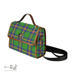 Scottish Canvas Bag New Mexico Clan Tartan Waterproof Canvas Bag - Classic Scottish Plaid Tartan Plaid