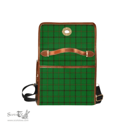Scottish Canvas Bag Don Clan Clan Tartan Waterproof Canvas Bag - Crest Classic Scottish Plaid Tartan Plaid