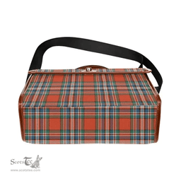 Scottish Canvas Bag MacFarlane Ancient Clan Tartan Waterproof Canvas Bag - Classic Scottish Plaid Tartan Plaid