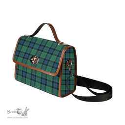Scottish Canvas Bag Graham of Menteith Ancient Clan Tartan Waterproof Canvas Bag - Classic Scottish Plaid Tartan Plaid