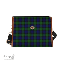 Scottish Canvas Bag Campbell Modern Clan Tartan Waterproof Canvas Bag - Classic Scottish Plaid Tartan Plaid
