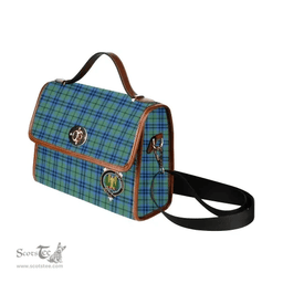 Scottish Canvas Bag Falconer Clan Clan Tartan Waterproof Canvas Bag - Crest Classic Scottish Plaid Tartan Plaid
