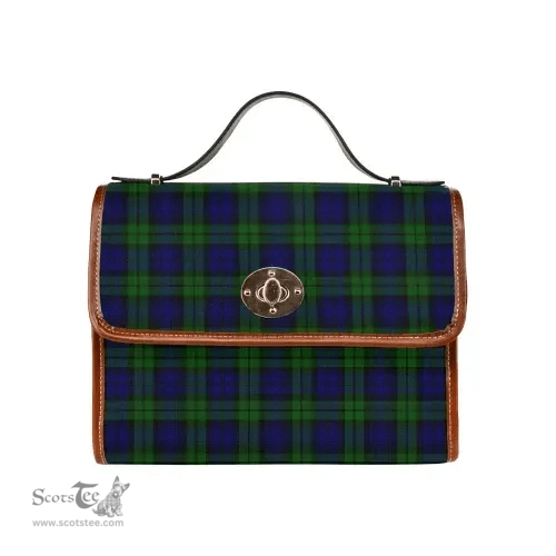 Scottish Canvas Bag Campbell Modern Clan Tartan Waterproof Canvas Bag - Classic Scottish Plaid Tartan Plaid