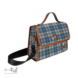 Scottish Canvas Bag Napier Clan Clan Tartan Waterproof Canvas Bag - Crest Classic Scottish Plaid Tartan Plaid