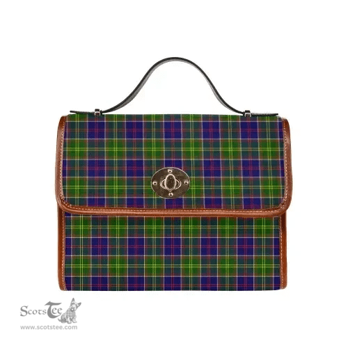 Scottish Canvas Bag Ayrshire District Clan Tartan Waterproof Canvas Bag - Classic Scottish Plaid Tartan Plaid