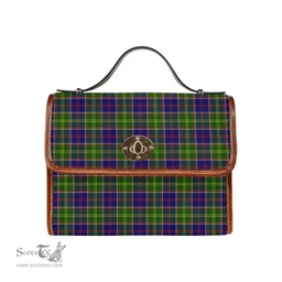 Scottish Canvas Bag Ayrshire District Clan Tartan Waterproof Canvas Bag - Classic Scottish Plaid Tartan Plaid