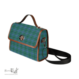 Scottish Canvas Bag Douglas Ancient Clan Tartan Waterproof Canvas Bag - Classic Scottish Plaid Tartan Plaid