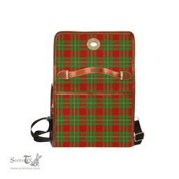 Scottish Canvas Bag Callander Clan Clan Tartan Waterproof Canvas Bag - Crest Classic Scottish Plaid Tartan Plaid