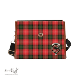 Scottish Canvas Bag Nesbitt Clan Clan Tartan Waterproof Canvas Bag - Crest Classic Scottish Plaid Tartan Plaid