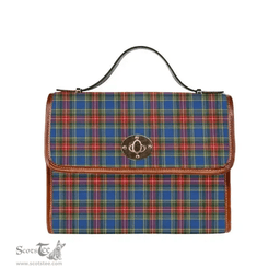 Scottish Canvas Bag MacBeth Modern Clan Tartan Waterproof Canvas Bag - Classic Scottish Plaid Tartan Plaid