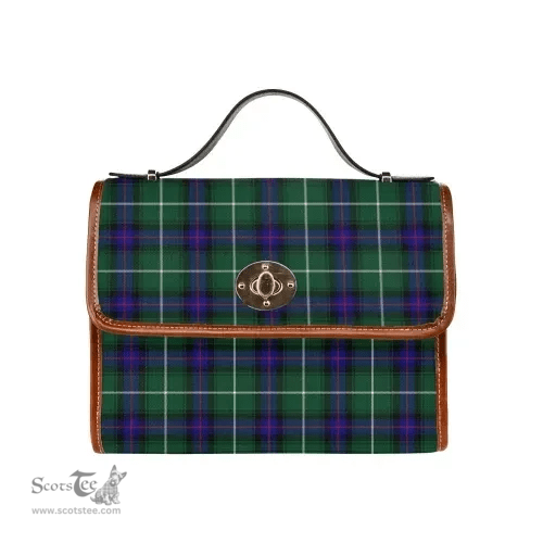 Scottish Canvas Bag MacDonald of the Isles Hunting Modern Clan Tartan Waterproof Canvas Bag - Classic Scottish Plaid Tartan Plaid