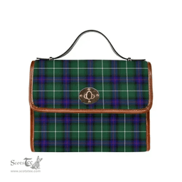 Scottish Canvas Bag MacDonald of the Isles Hunting Modern Clan Tartan Waterproof Canvas Bag - Classic Scottish Plaid Tartan Plaid