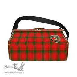 Scottish Canvas Bag MacQuarrie Clan Clan Tartan Waterproof Canvas Bag - Crest Classic Scottish Plaid Tartan Plaid