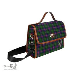 Scottish Canvas Bag Morrison Clan Clan Tartan Waterproof Canvas Bag - Crest Classic Scottish Plaid Tartan Plaid