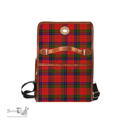 Scottish Canvas Bag MacNicol (of Scorrybreac) Clan Clan Tartan Waterproof Canvas Bag - Crest Classic Scottish Plaid Tartan Plaid