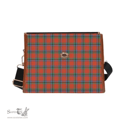 Scottish Canvas Bag Sinclair Ancient Clan Tartan Waterproof Canvas Bag - Classic Scottish Plaid Tartan Plaid