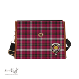 Scottish Canvas Bag Little Clan Clan Tartan Waterproof Canvas Bag - Crest Classic Scottish Plaid Tartan Plaid