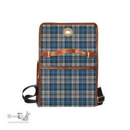 Scottish Canvas Bag Napier Clan Clan Tartan Waterproof Canvas Bag - Crest Classic Scottish Plaid Tartan Plaid