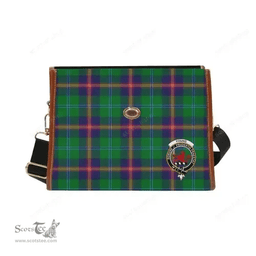 Scottish Canvas Bag Young Clan Clan Tartan Waterproof Canvas Bag - Crest Classic Scottish Plaid Tartan Plaid