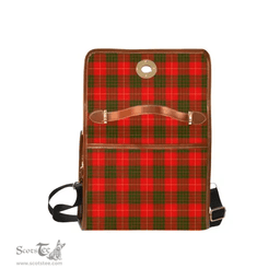 Scottish Canvas Bag Cameron Clan Clan Tartan Waterproof Canvas Bag - Crest Classic Scottish Plaid Tartan Plaid