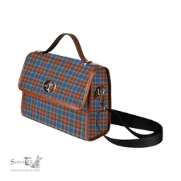 Scottish Canvas Bag MacBeth Modern Clan Tartan Waterproof Canvas Bag - Classic Scottish Plaid Tartan Plaid