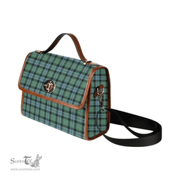 Scottish Canvas Bag Melville Clan Tartan Waterproof Canvas Bag - Classic Scottish Plaid Tartan Plaid