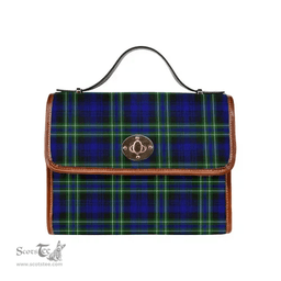 Scottish Canvas Bag Arbuthnot Modern Clan Tartan Waterproof Canvas Bag - Classic Scottish Plaid Tartan Plaid