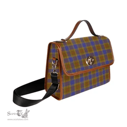 Scottish Canvas Bag Balfour Modern Clan Tartan Waterproof Canvas Bag - Classic Scottish Plaid Tartan Plaid