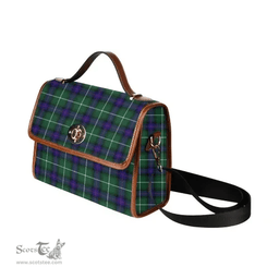 Scottish Canvas Bag MacDonald of the Isles Hunting Modern Clan Tartan Waterproof Canvas Bag - Classic Scottish Plaid Tartan Plaid