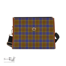 Scottish Canvas Bag Balfour Modern Clan Tartan Waterproof Canvas Bag - Classic Scottish Plaid Tartan Plaid