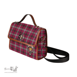 Scottish Canvas Bag Little Clan Clan Tartan Waterproof Canvas Bag - Crest Classic Scottish Plaid Tartan Plaid