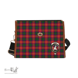 Scottish Canvas Bag Riddell Clan Clan Tartan Waterproof Canvas Bag - Crest Classic Scottish Plaid Tartan Plaid