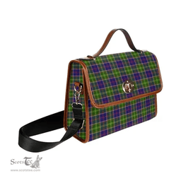 Scottish Canvas Bag Ayrshire District Clan Tartan Waterproof Canvas Bag - Classic Scottish Plaid Tartan Plaid