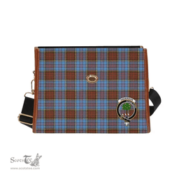 Scottish Canvas Bag Anderson Clan Clan Tartan Waterproof Canvas Bag - Crest Classic Scottish Plaid Tartan Plaid