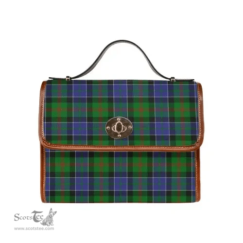 Scottish Canvas Bag Paterson Clan Tartan Waterproof Canvas Bag - Classic Scottish Plaid Tartan Plaid
