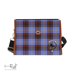 Scottish Canvas Bag Rutherford Clan Clan Tartan Waterproof Canvas Bag - Crest Classic Scottish Plaid Tartan Plaid