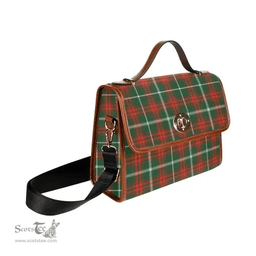 Scottish Canvas Bag Prince of Wales Clan Tartan Waterproof Canvas Bag - Classic Scottish Plaid Tartan Plaid