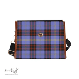 Scottish Canvas Bag Rutherford Clan Tartan Waterproof Canvas Bag - Classic Scottish Plaid Tartan Plaid