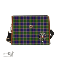 Scottish Canvas Bag Whiteford Clan Clan Tartan Waterproof Canvas Bag - Crest Classic Scottish Plaid Tartan Plaid