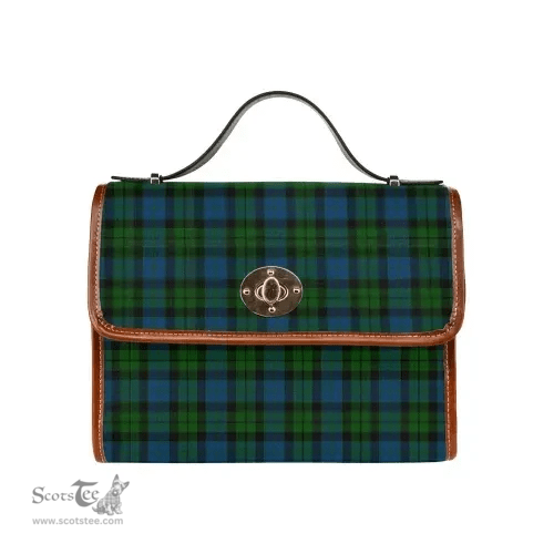 Scottish Canvas Bag MacKay Modern Clan Tartan Waterproof Canvas Bag - Classic Scottish Plaid Tartan Plaid